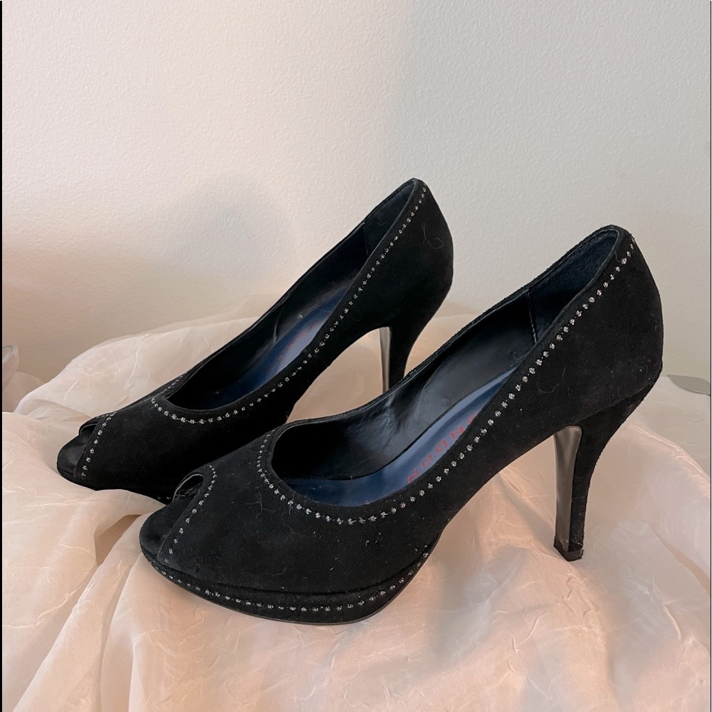 Sacha London suede heels